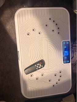 Vibration plate with remote