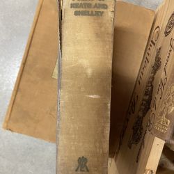 Antique Book - JOHN KEATS AND PERCY BYSSHE SHELLEY COMPLETE POETICAL WORKS
