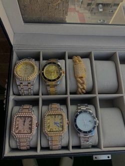 Iced and Plain Watches