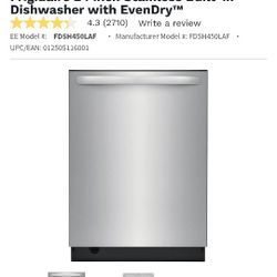 Brand New Dishwasher Frigidaire 