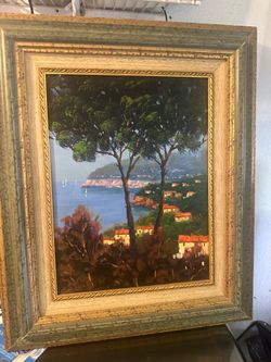Italian canvas painting