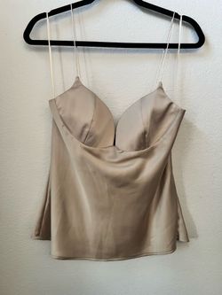 Brand New ZARA Sweetheart Neckline top