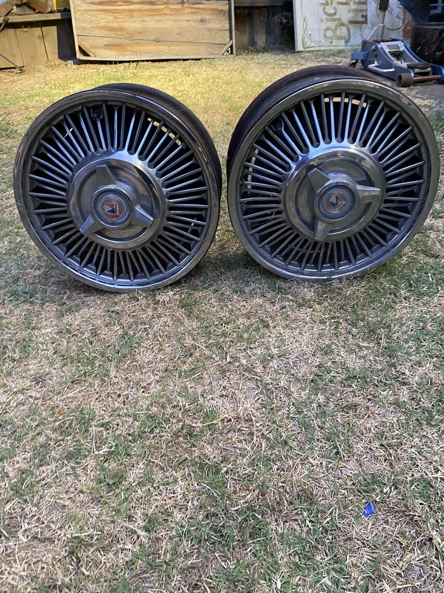 Ford Falcon Wheels With Hubcaps