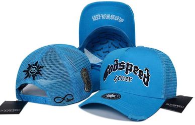 Godspeed New York Blue Trucker Hat