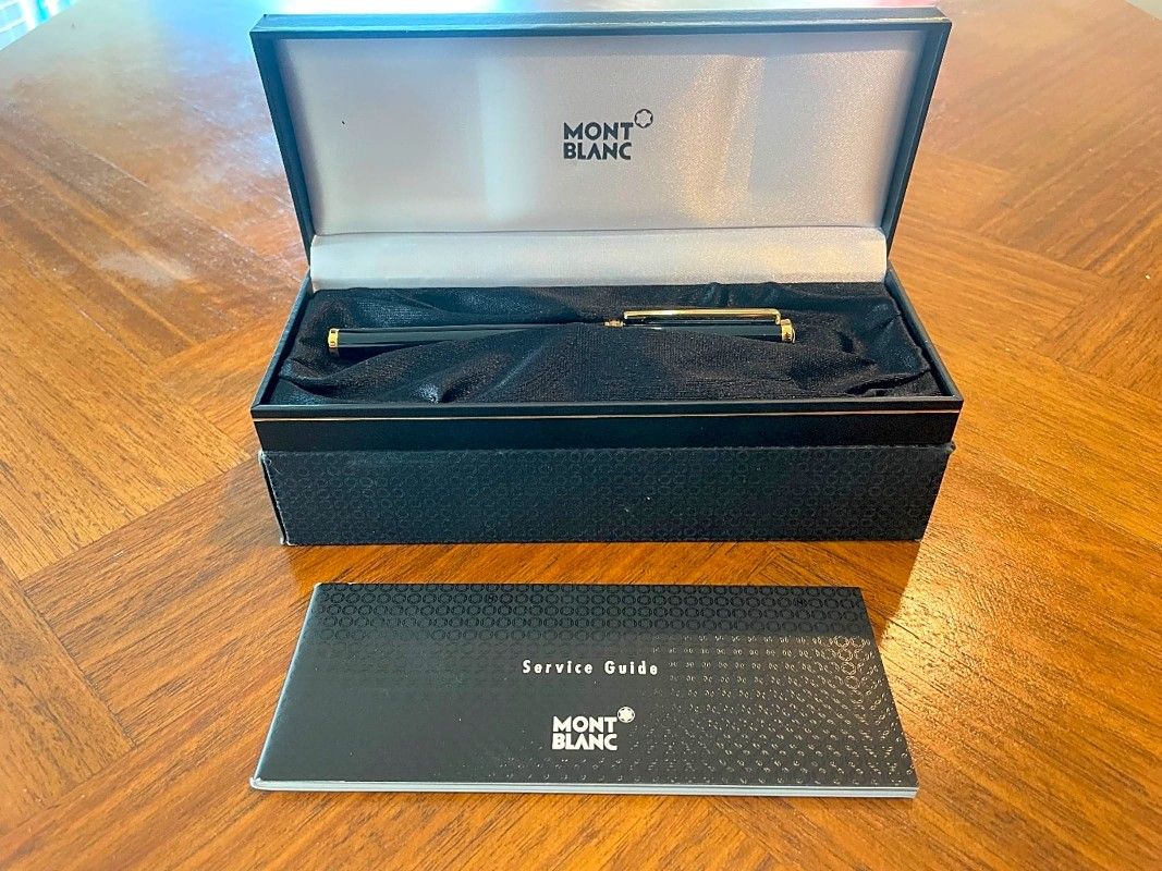 Mont Blanc Fountain Pen With 6 Ink Cartridges