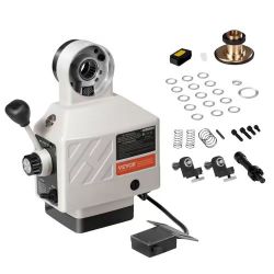 474^ Z-Axis Power Feed, Power Table Mill Feeder for Milling Machines, 0-200 RPM Adjustable Speed, 450 in-lb Torque, 120V Table Feed for Bridgeport and