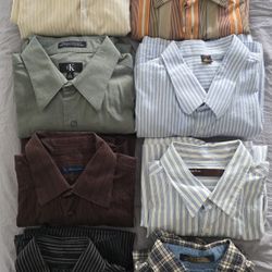 Free Large Mens Button Long Sleeve Shirts