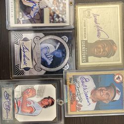 Oriole Signed cards