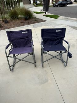2 used freestyle rocker chairs easy fold