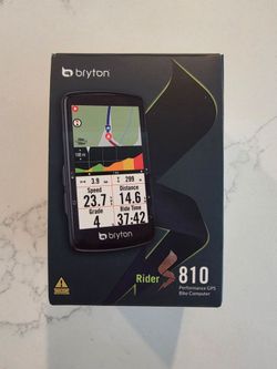 Bryton Rider S810 Sensor Bundle 3.5 Inch Color Touchscreen GPS Bike/Cycling Computer