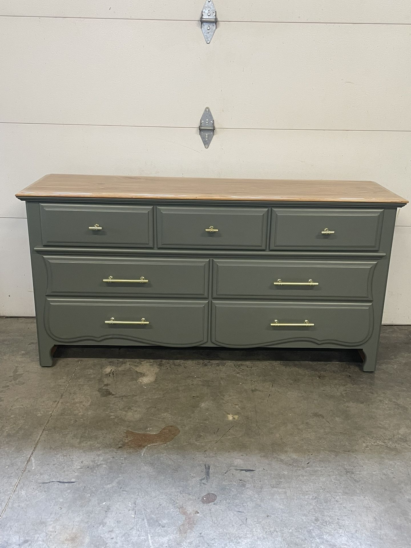 Refinished 7 Drawer Dresser