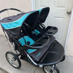 BABY TREND NAVIGATOR JOGGING DOUBLE STROLLER