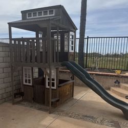 Kids Club House With Slide 