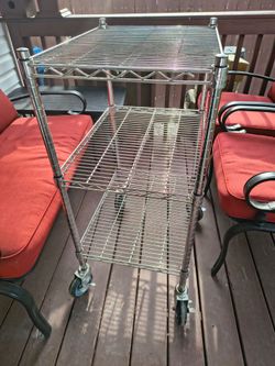 Metal shelf
