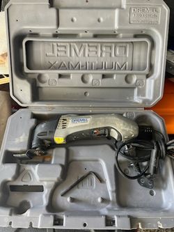 Dremel Multi-Max Oscillating Tool Kit,  Model 6300 corded. Original gray hard carrying case.