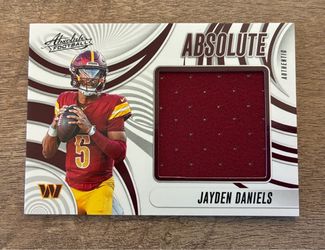 2025 Panini Absolute Jayden Daniels Authentic Jumbo Patch Relic #AJ-JDS