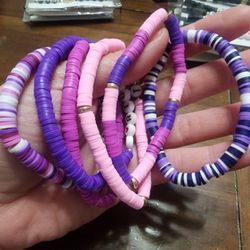 6pc Bead Bracelets Set 