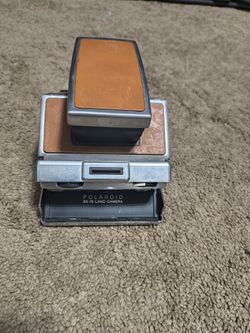Vintage Polaroid SX 70 Folding Camera Brown Not Tested As Is