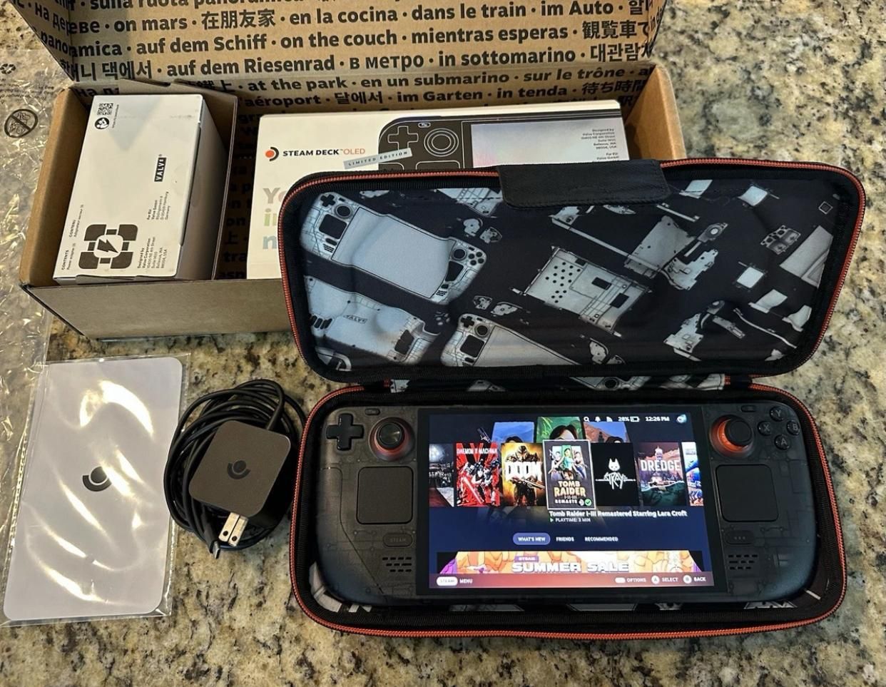 Valve Steam Deck Limited Edition OLED 1TB Handheld Console with Case