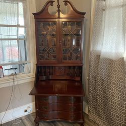 JASPER antique Secretary Desk/Hutch Needs Love 