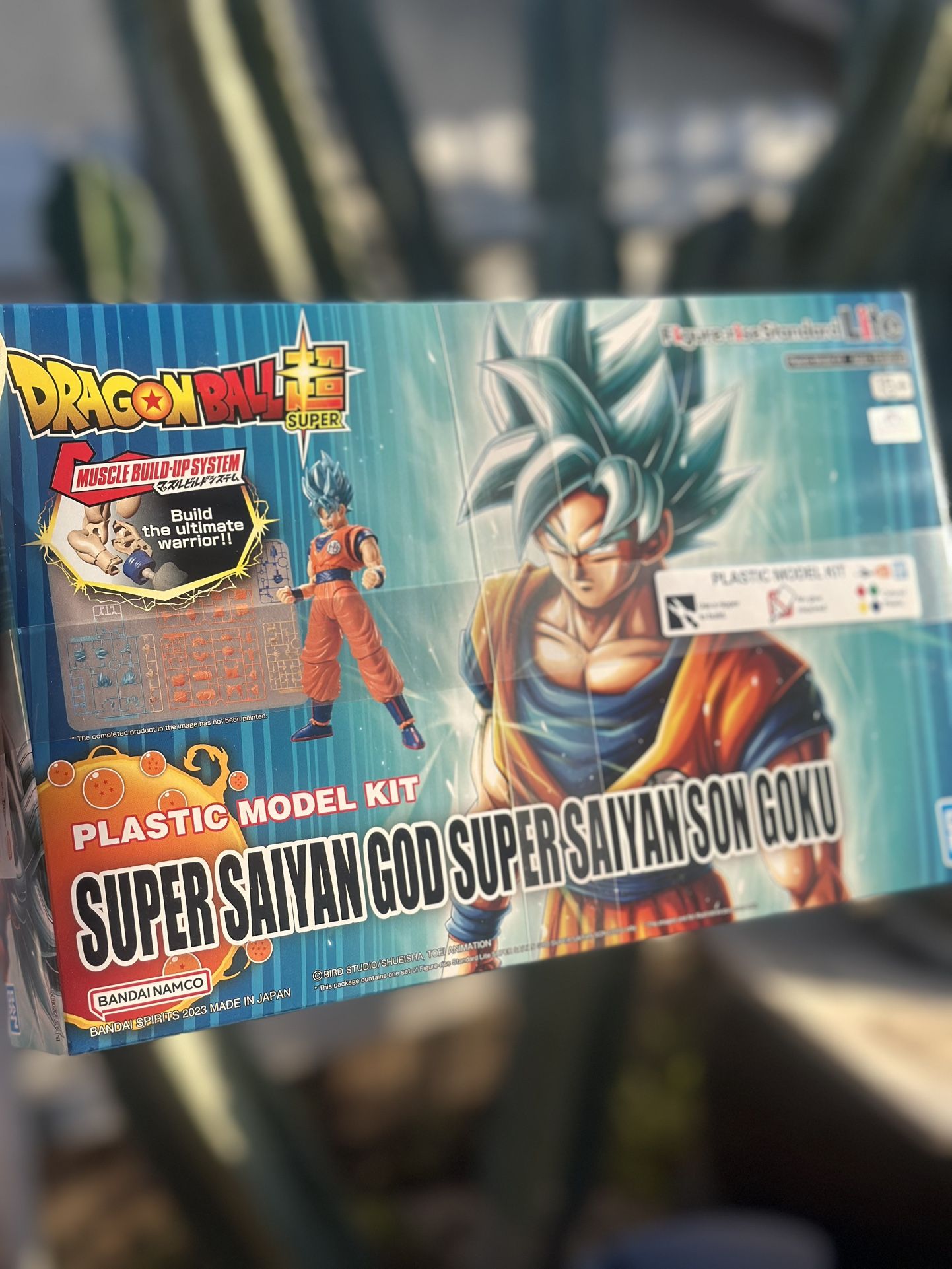Dragon Ball Super Plastic Model Kit Figure Rise Standard Super Saiyan God Goku
