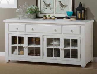 Madaket White Media Console