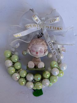 Space kid ornament