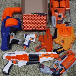 Nerf Guns In A Bundle + BoomCo + Lasertech 