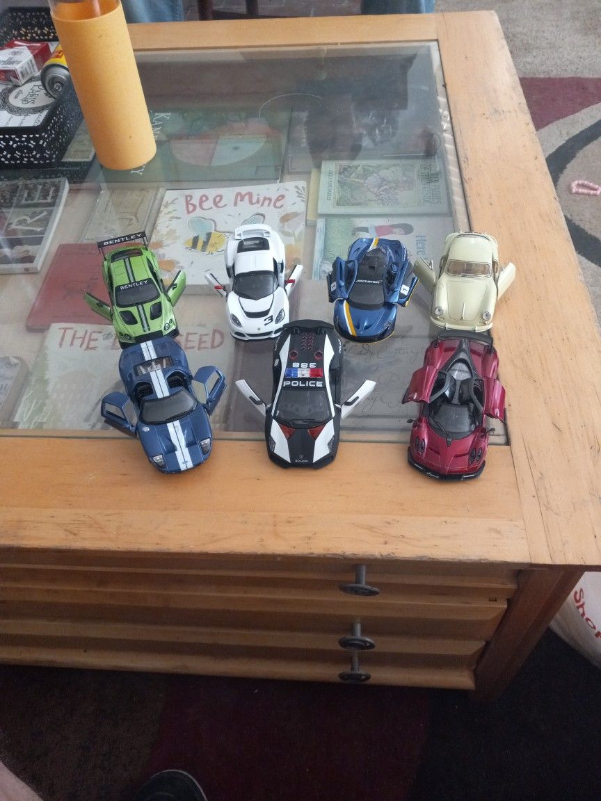 Race Cars, All 7 Cars For $15