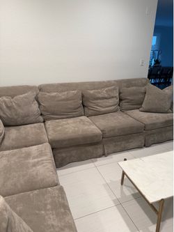 Light Grey Cloud Couch Sectional