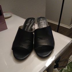 Katy Perry Black Sandle  With Clear Heal