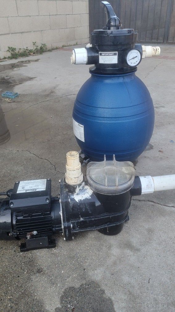 Pool Filter And Pump