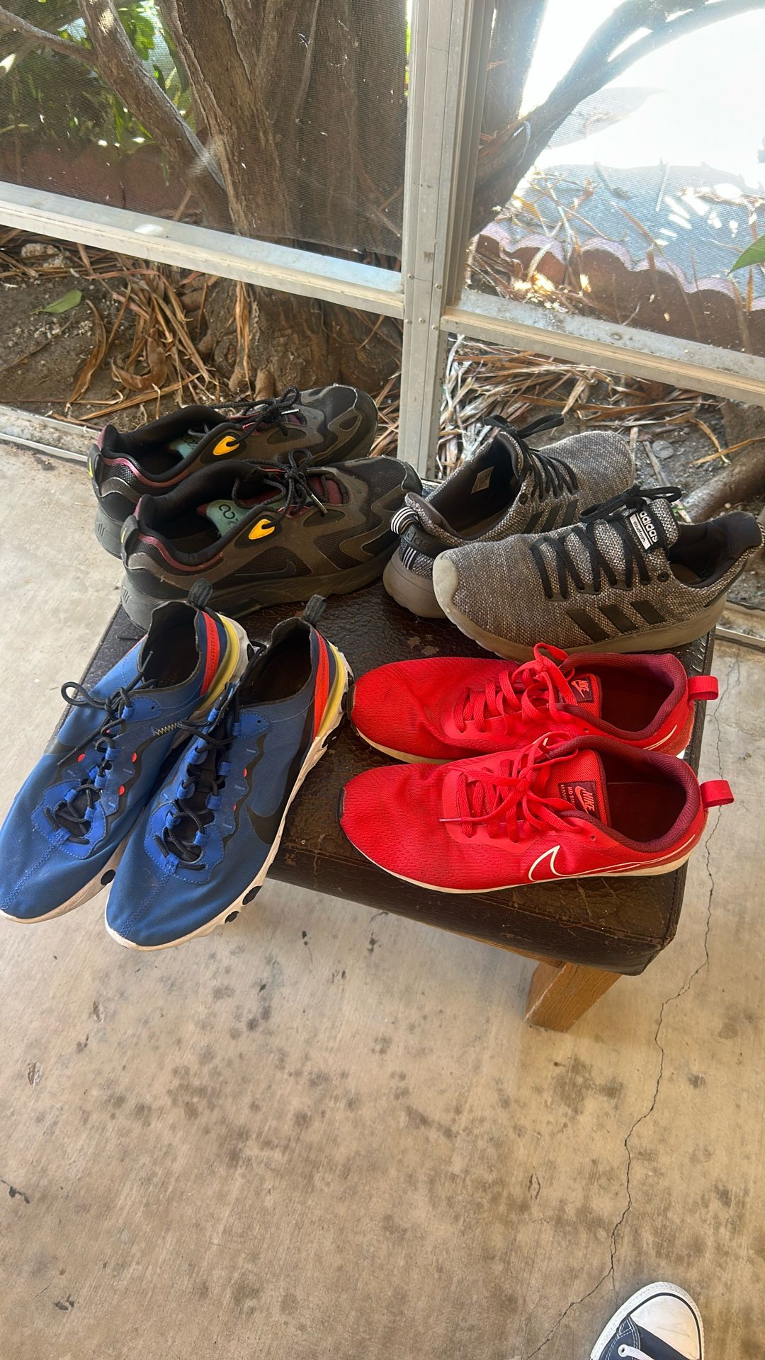 Size 11 Nike Adidas