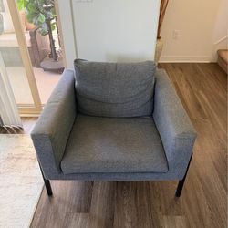 IKEA Gray Armchairs (Set of 2)