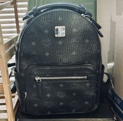 MCM Black Stark backpack 