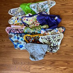 Blueberry Capri Diaper Covers