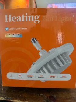 New 10” Heating Fan Light