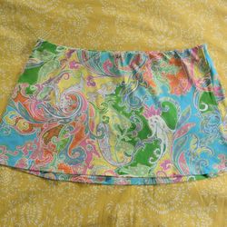 Ralph Lauren Paisley Midi Skirt, Large