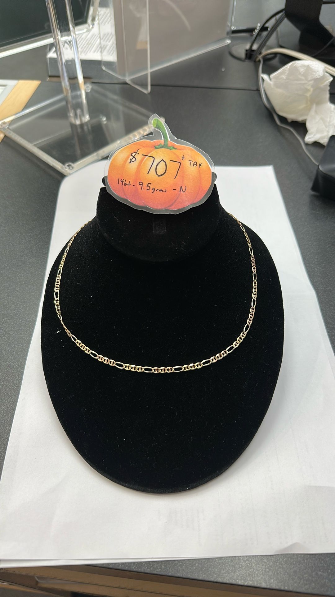 14k Figaro Chain