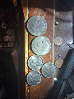 Nice double date Kennedy and Eisenhower coins