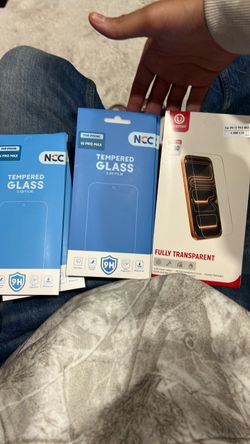 iPhone Tempered Glass Screen Protectors Lot of 3