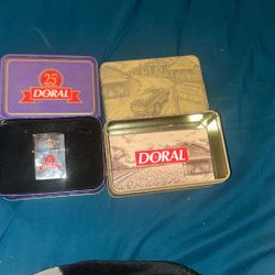 Zippo 1995 Doral Cigarette Lighter 25th Anniversary