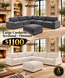 Large Sectional Sofa - Living Room Furniture