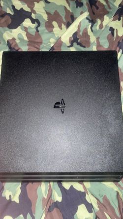 PS4 with controller