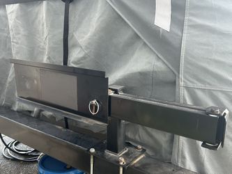 Travel Trailer or RV BBQ grill bumper mount rack