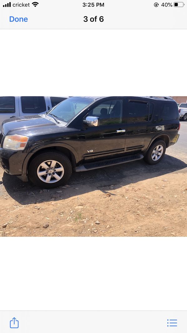 2008 Nissan Armada emissions 2 yrs cold A/c no mechanical problems for