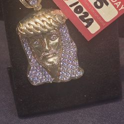 Jesus Piece With Diamonds Here At Cash America Pawn On Summit Ave 