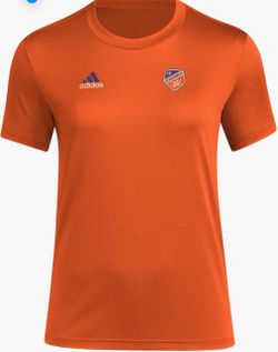 adidas Women's MLS Team Pre-Game Short Sleeve T-Shirt 3XL Orange