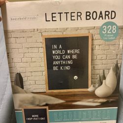 Letter boards