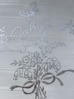 Vintage Small Paper Baby Book